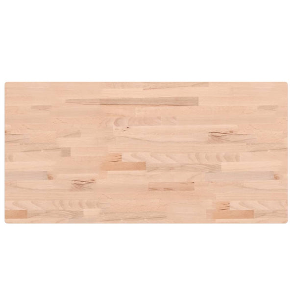 Massivholz Buche Waschtischplatte 100x50 cm