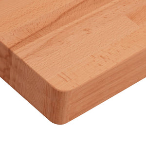 Massivholz Waschtischplatte Buche 80x40 cm