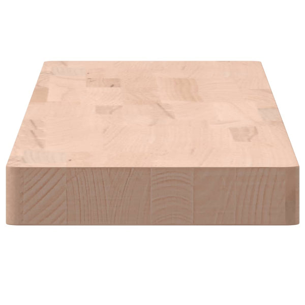 Wandregal Buche Massivholz 100x20 cm