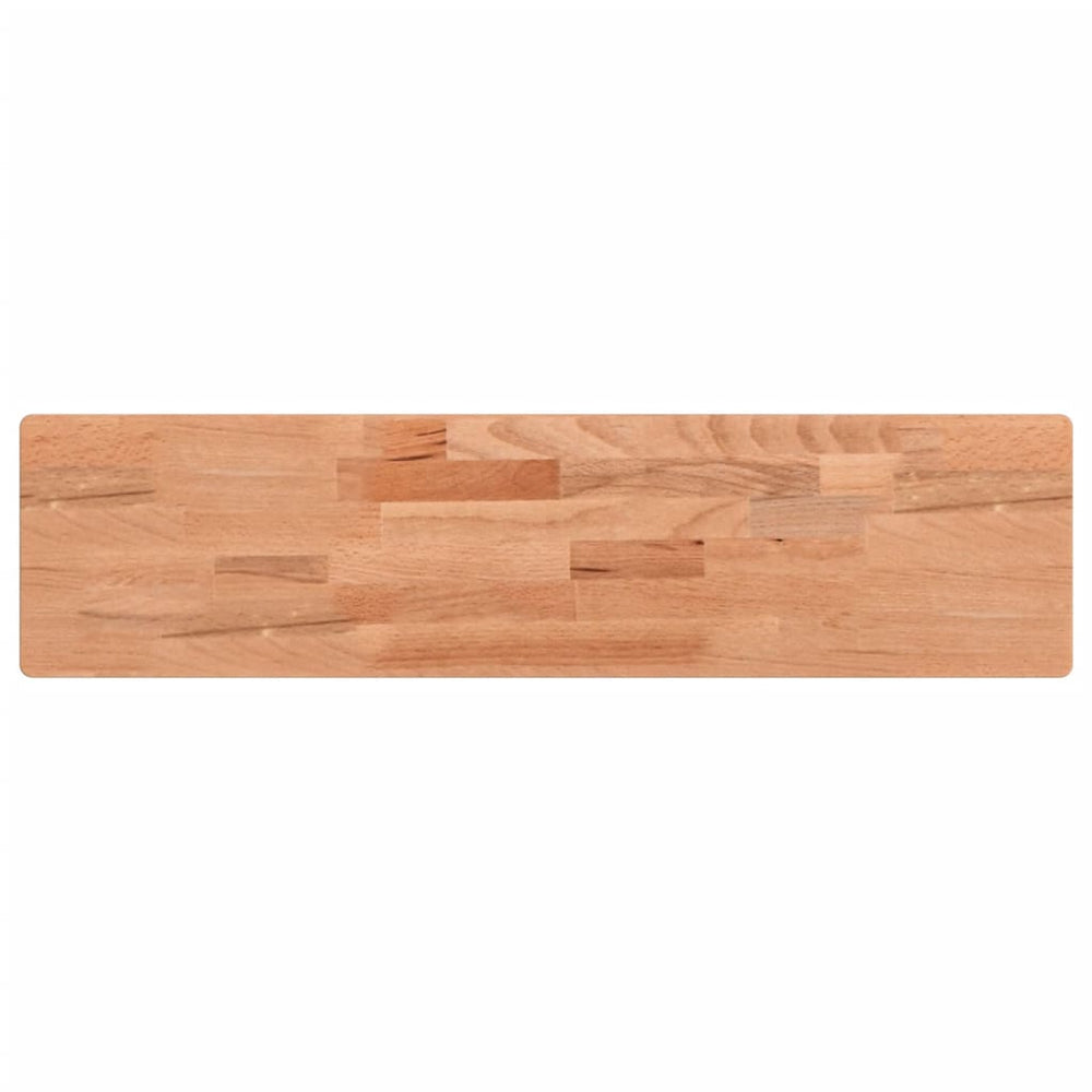 Massivholz Wandregal Buche 80x20 cm