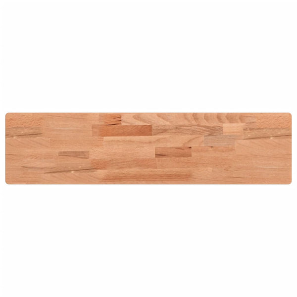 Massivholz Wandregal Buche 80x20 cm