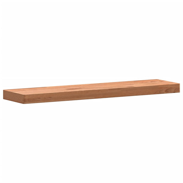 Massivholz Wandregal Buche 80x20 cm