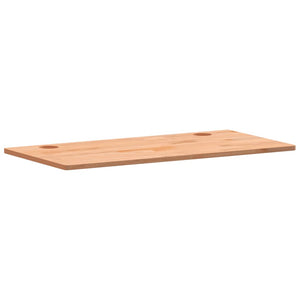 Massivholz Buche Schreibtischplatte 100x50 cm