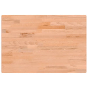 Massivholz Schreibtischplatte Buche 80x55 cm