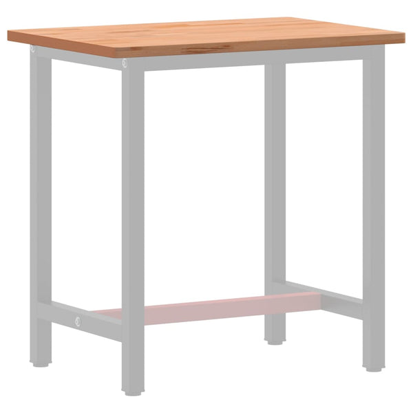 Massivholz Schreibtischplatte Buche 80x55 cm