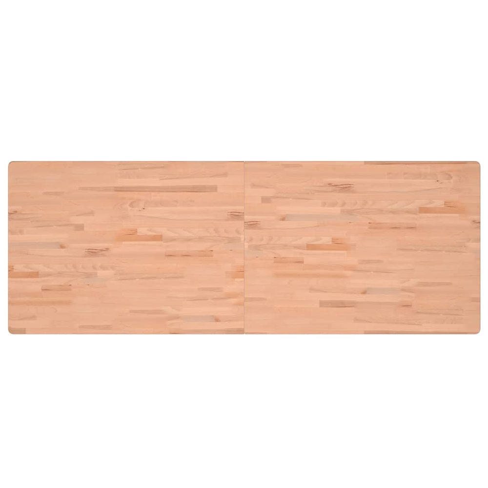 vidaXL Plan de travail de bureau 150x55x2,5 cm en bois massif de hêtre