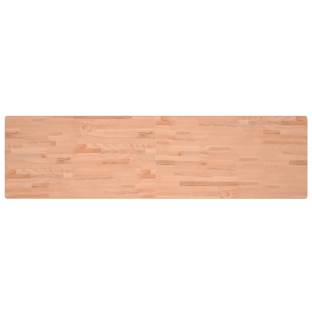 vidaXL Plateau de bureau 200x55x2,5 cm Hêtre massif
