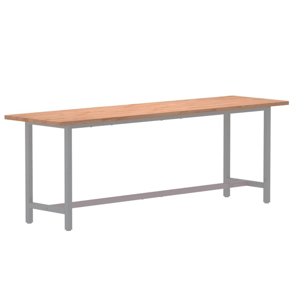Massivholz Schreibtischplatte Buche 200x55 cm
