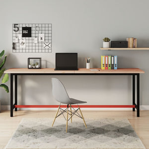 Massivholz Buche Schreibtischplatte 220x55 cm