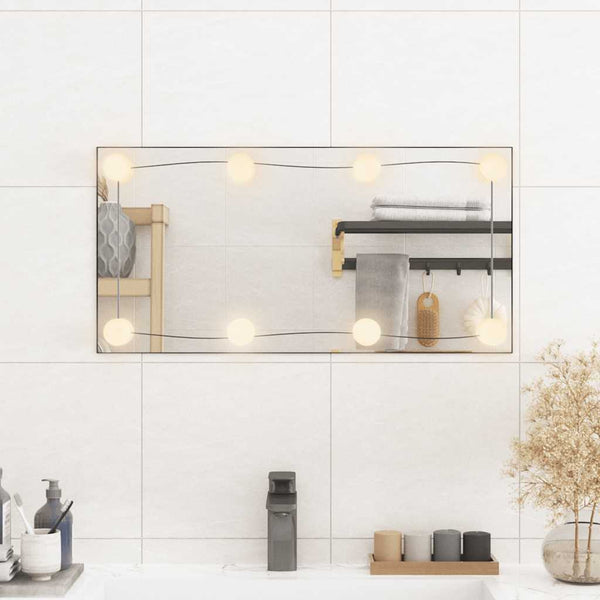 LED Wandspiegel 30x60 cm Rechteckig