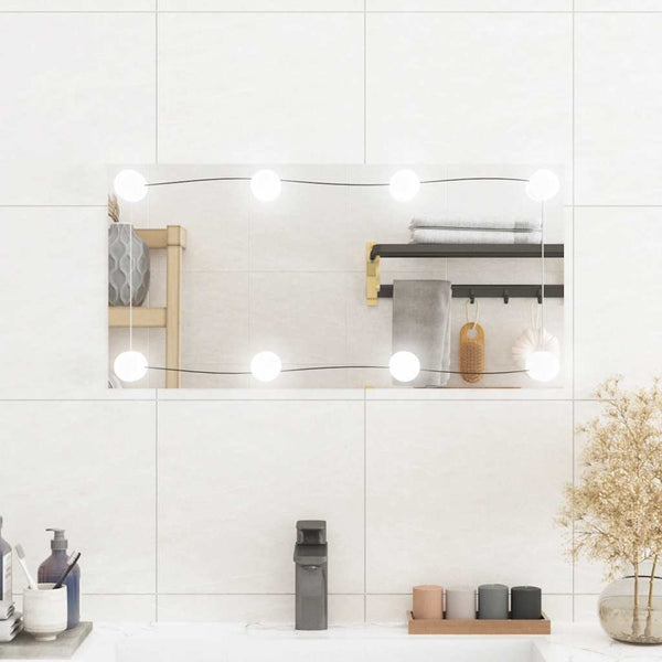 LED Wandspiegel 30x60 cm Rechteckig