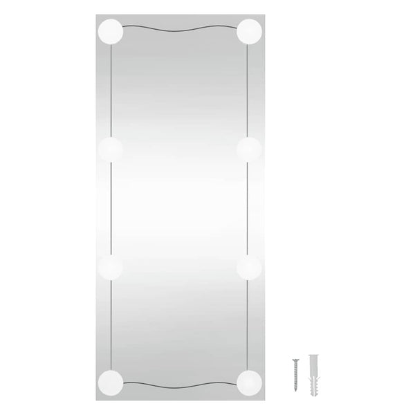 LED Wandspiegel 30x80 cm Rechteckig