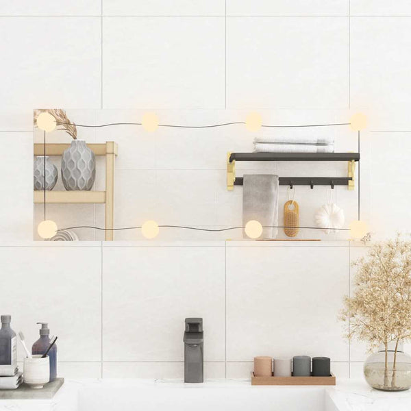 LED Wandspiegel 30x80 cm Rechteckig