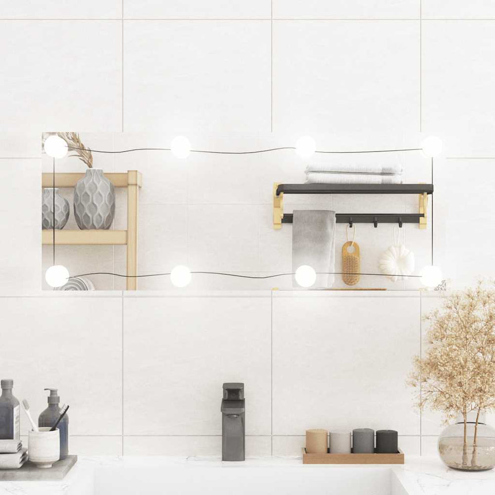 LED Wandspiegel 30x80 cm Rechteckig