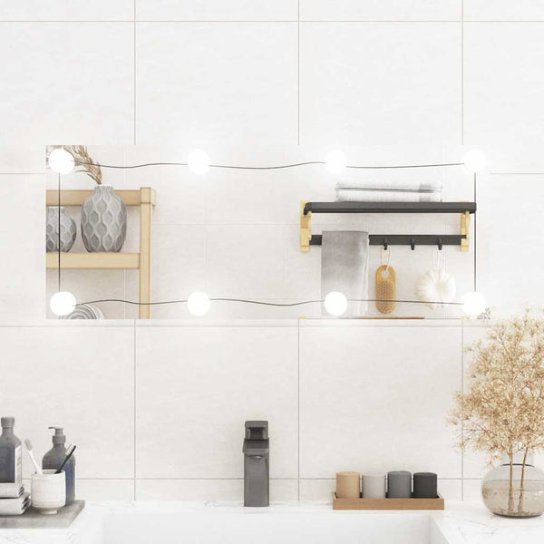 LED Wandspiegel 30x80 cm Rechteckig