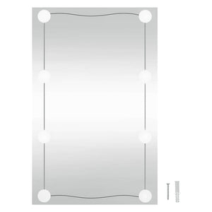 LED Wandspiegel 40x60 cm Rechteckig