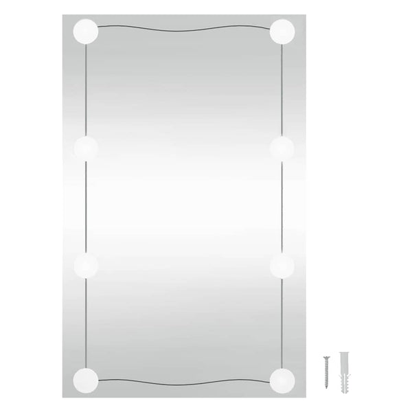 LED Wandspiegel 40x60 cm Rechteckig