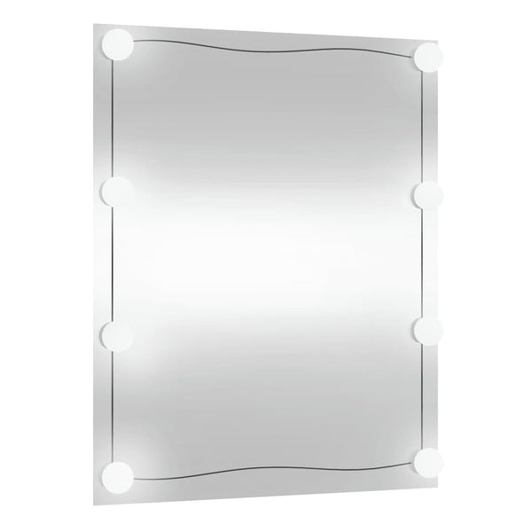 LED Wandspiegel 50x60 cm Rechteckig
