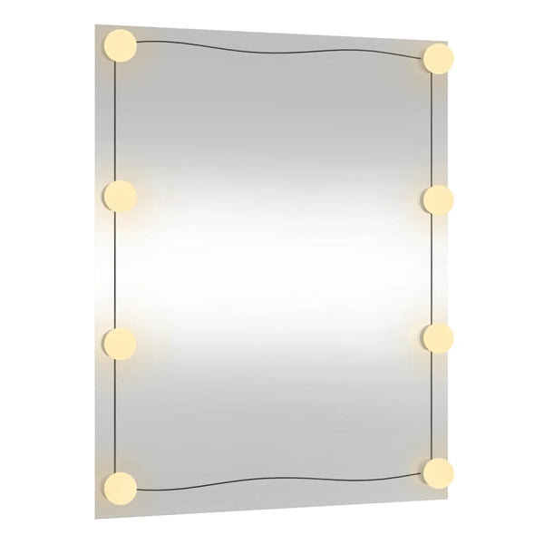 LED Wandspiegel 50x60 cm Rechteckig