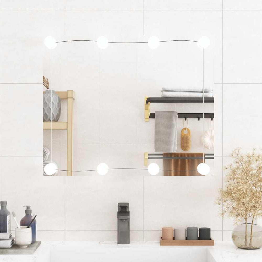 LED Wandspiegel 50x60 cm Rechteckig