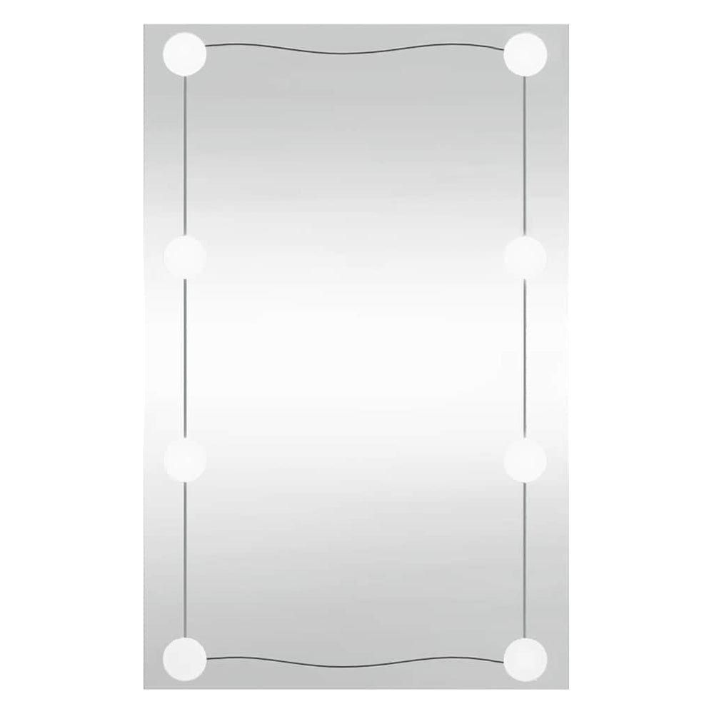 LED Wandspiegel 50x80cm Rechteckig