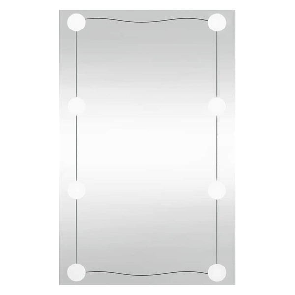 LED Wandspiegel 50x80cm Rechteckig