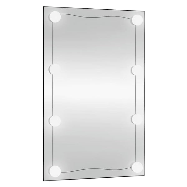 LED Wandspiegel 50x80cm Rechteckig