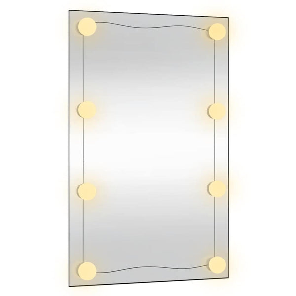 LED Wandspiegel 50x80cm Rechteckig