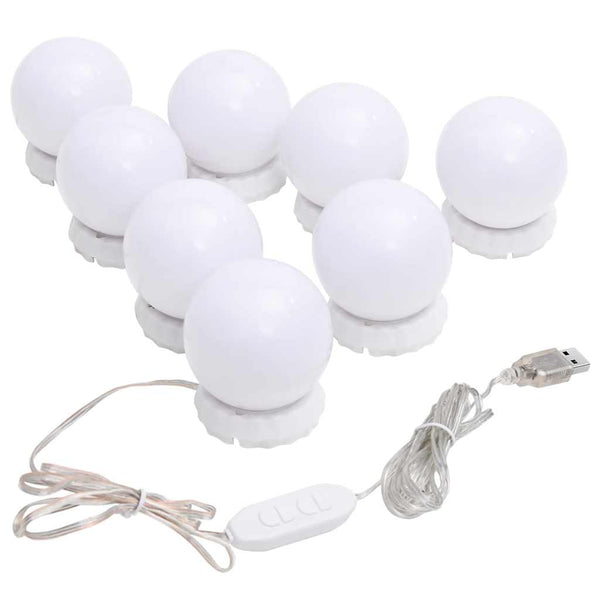 LED Wandspiegel Oval 15x40 cm