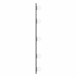 LED Wandspiegel Oval 20x50 cm