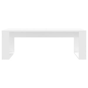 Weißer Couchtisch 102x50 cm