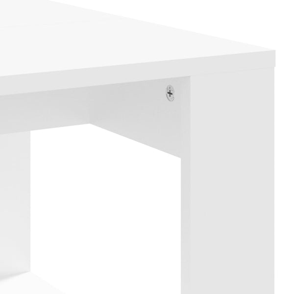 Weißer Couchtisch 102x50 cm