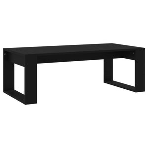Schwarzer Couchtisch 102x50 cm
