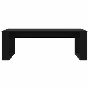 Schwarzer Couchtisch 102x50 cm