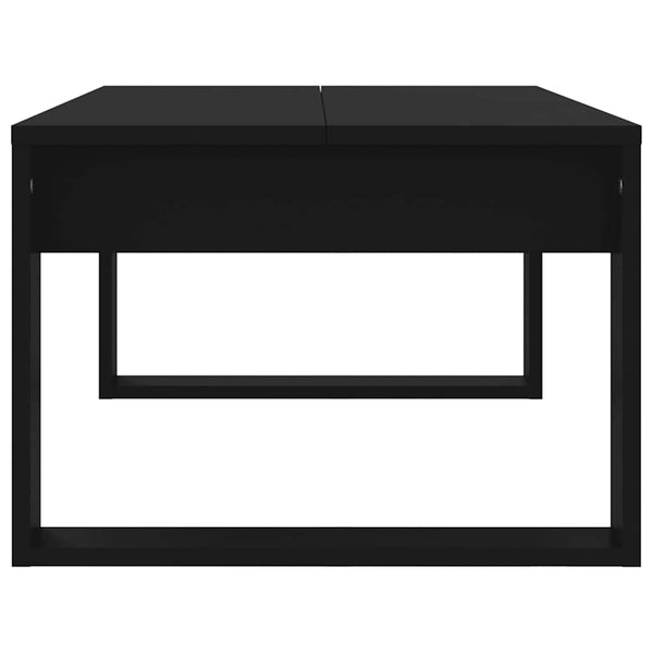 Schwarzer Couchtisch 102x50 cm