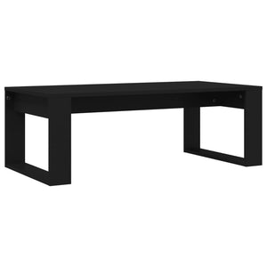 Schwarzer Couchtisch 102x50 cm