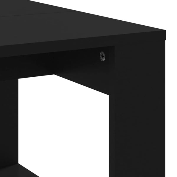Schwarzer Couchtisch 102x50 cm