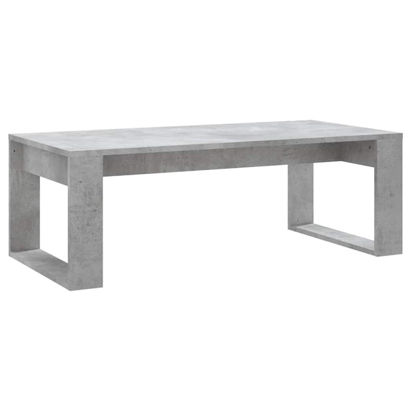 Betongrauer Couchtisch, 102 cm