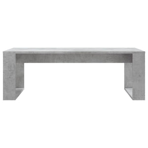 Betongrauer Couchtisch, 102 cm