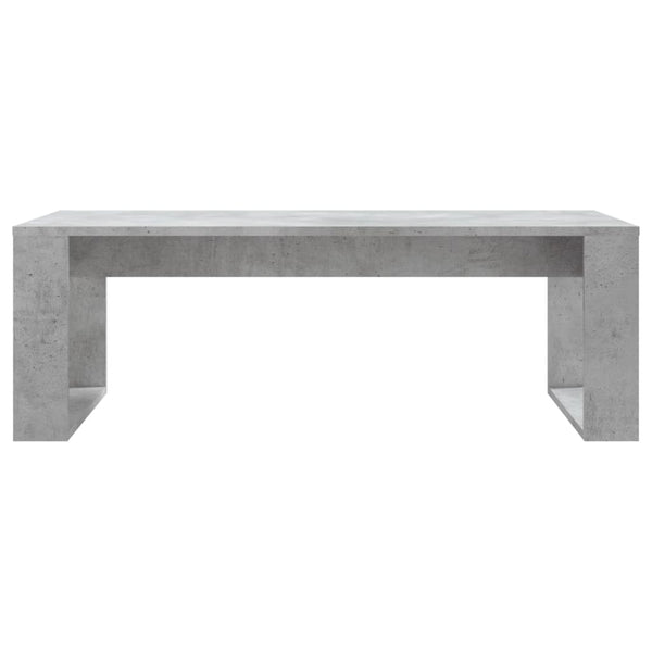 Betongrauer Couchtisch, 102 cm