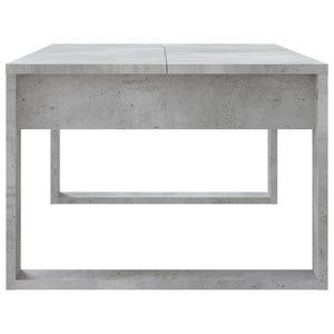 Betongrauer Couchtisch, 102 cm