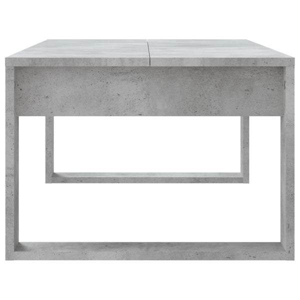 Betongrauer Couchtisch, 102 cm