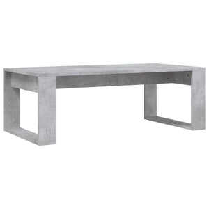 Betongrauer Couchtisch, 102 cm