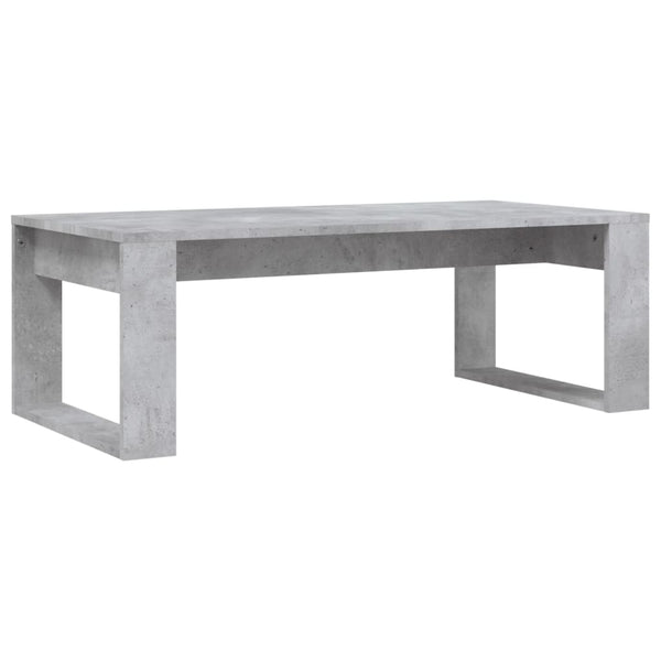 Betongrauer Couchtisch, 102 cm
