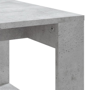 Betongrauer Couchtisch, 102 cm
