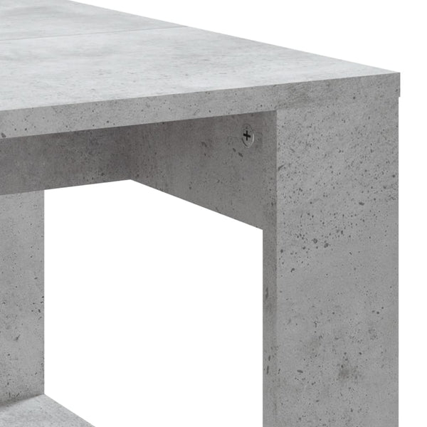Betongrauer Couchtisch, 102 cm