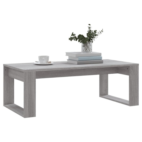 Grauer Couchtisch Sonoma, 102 cm