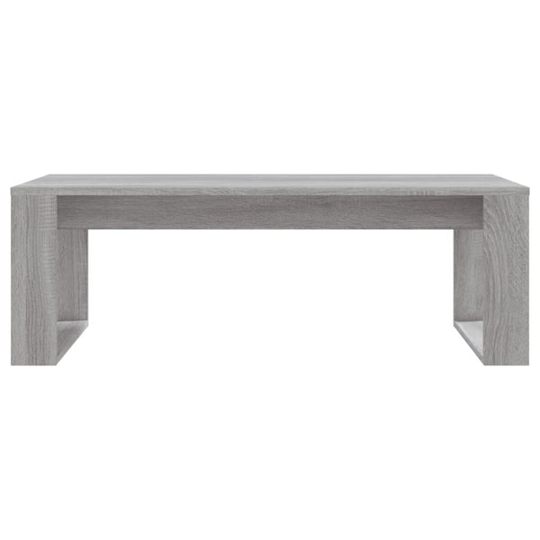 Grauer Couchtisch Sonoma, 102 cm