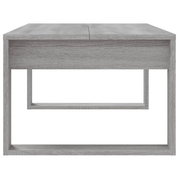 Grauer Couchtisch Sonoma, 102 cm