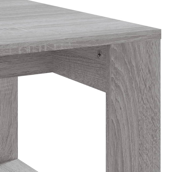 Grauer Couchtisch Sonoma, 102 cm